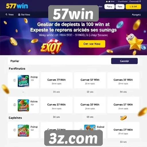 Promoções e bônus oferecidos pelo 57win